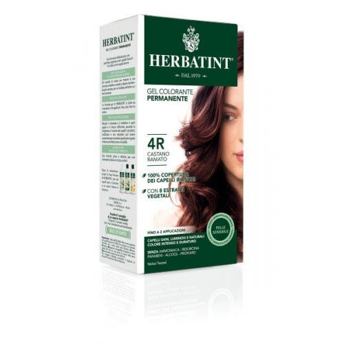 CASTANO RAMATO 4R GEL COLORANTE PERMANENTE HERBATINT 150ML