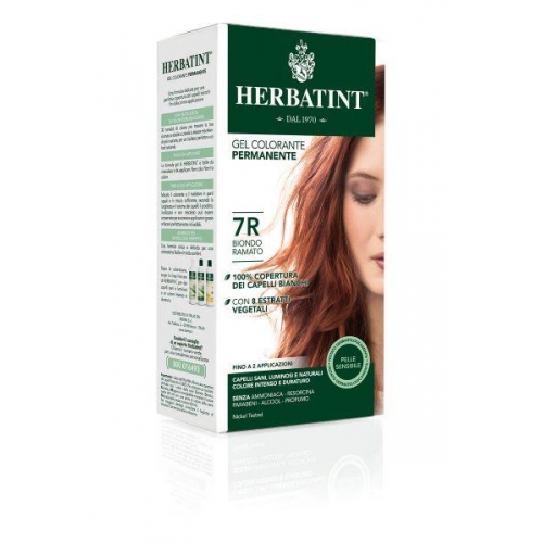 BIONDO RAMATO 7R GEL COLORANTE PERMANENTE HERBATINT 150ML